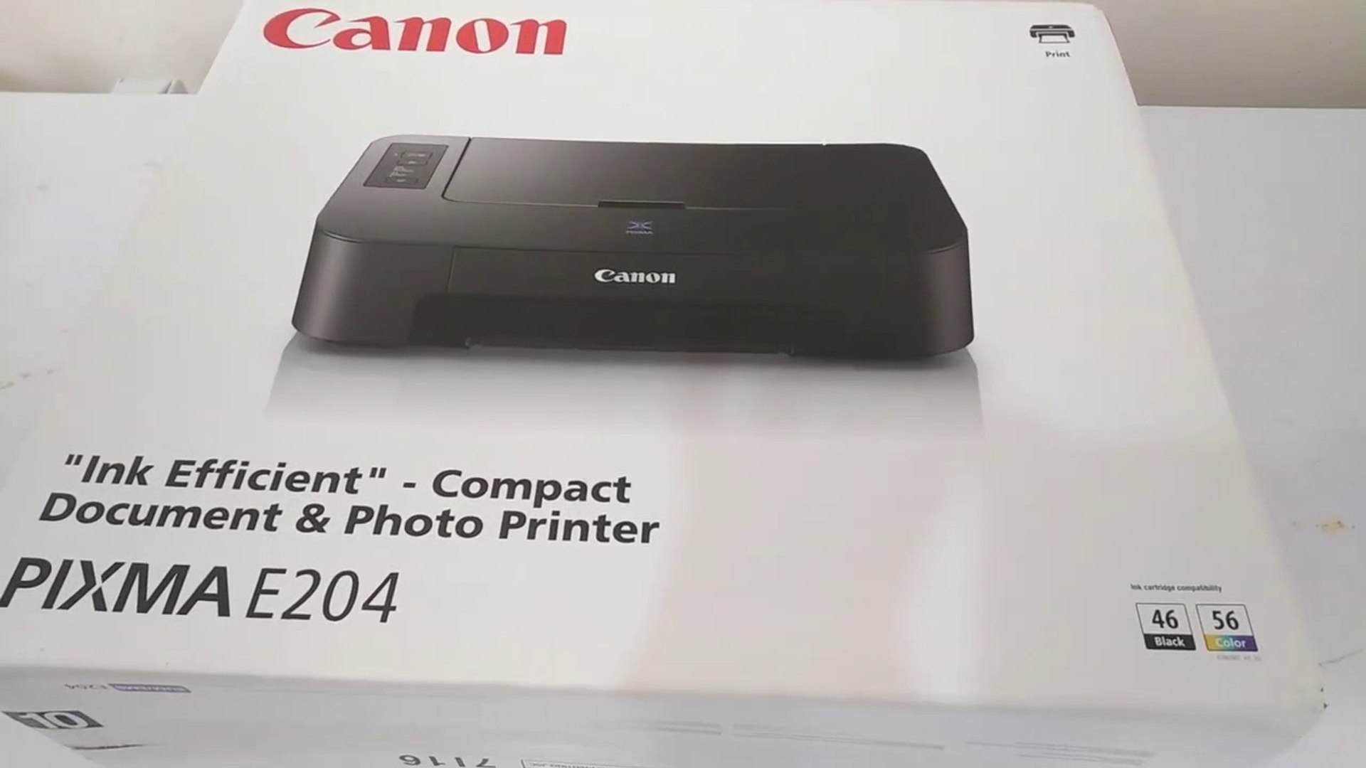 Canon Pixma E204 Renkli Mürekkep Püskürtmeli Yazıcı Kurulum ve İnceleme -  Dailymotion Video