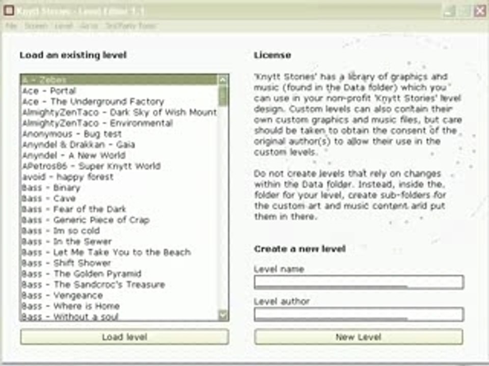 Knytt Stories Editor Tutorials: Layering