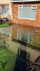 Flooding in London Road Milton Keynes