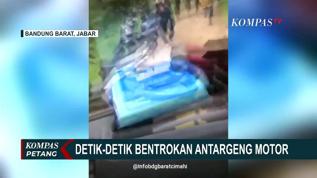 Detik-Detik Bentrokan Geng Motor di Bandung Barat, 1 Tewas Luka Tusuk