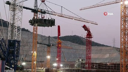 Akkuyu NGS'de ikinci ünitenin konsol kirişinin montajı tamamlandı