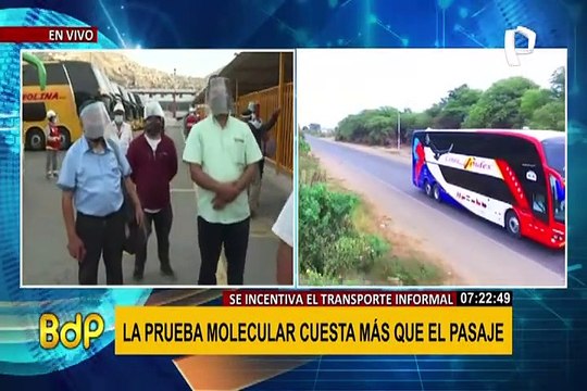 Terminal de Yerbateros: pasajeros y conductores piden no exigir pruebas negativas para viajes