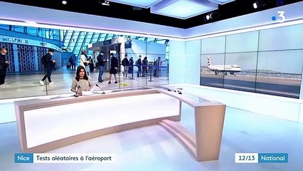Covid-19 : des tests PCR sont effectués à l'aéroport de Nice