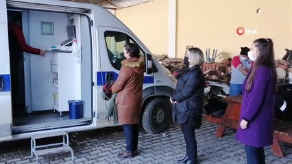 - Sındırgı Belediye personeline sağlık taraması