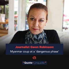 Скачать видео: Journalist Gwen Robinson: Myanmar coup at a ‘dangerous phase’