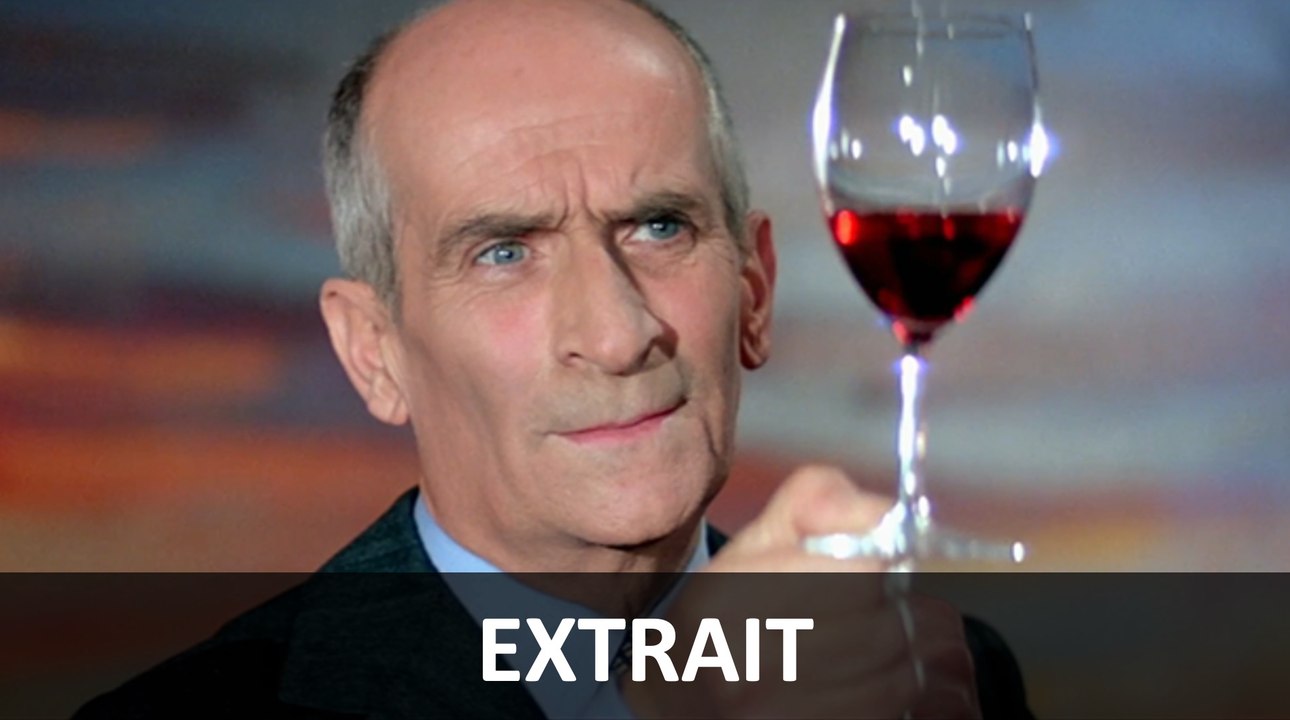 L'AILE OU LA CUISSE - Extrait "Le Vin, c'est la terre" - Louis de Funès / Coluche