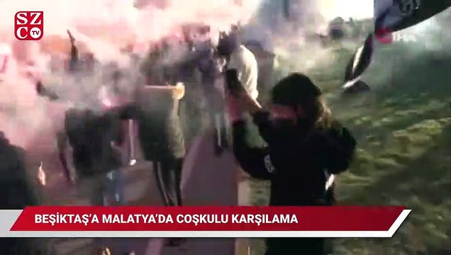 Beşiktaş’a Malatya’da coşkulu karşılama