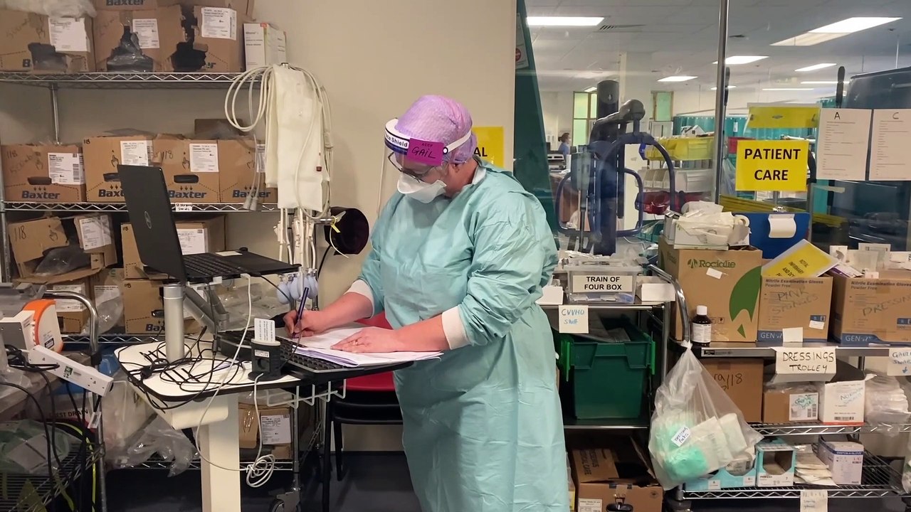 Inside the Royal Infirmary of Edinburgh ICU Covid Ward