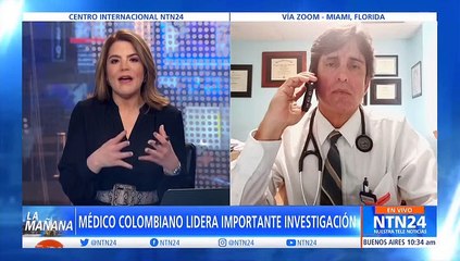 Médico colombiano lidera investigación sobre tratamiento que está en fase de verificación de eficacia contra el Covid-19