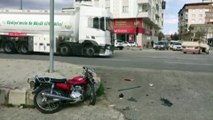 GAZİANTEP - Motosikletle hafif ticari araç çarpıştı: 1 ölü, 1 yaralı
