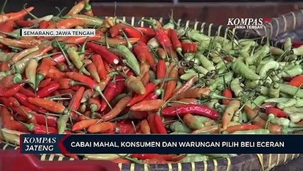 Cabai Mahal, Konsumen Pilih Beli Eceran