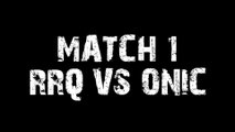 REACTION GENG KAPAK ONIC VS RRQ (MATCH 1)