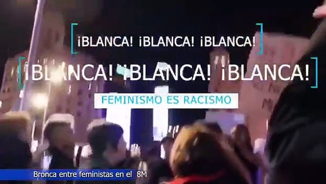 Bronca entre feministas en una de las concentraciones del 8M: Este es el bloque radicalizado, ¿Eres radicalizada? No, pues fuera de aquí