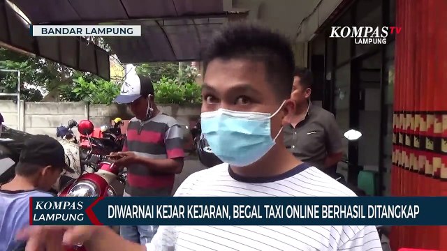 Diwarnai Aksi Kejar-Kejaran, Pelaku Begal Taksi Online Diringkus Polisi
