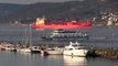 ÇANAKKALE - Çanakkale Boğazı transit gemi trafiğine tek yönlü kapatıldı