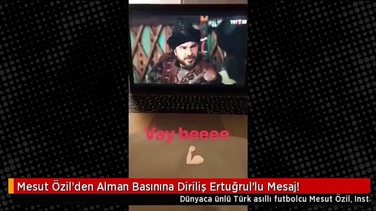 Mesut Özil'den Almanlara Diriliş Ertuğrul'lu gönderme!