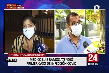 Solicitan cama UCI para médico que atendió a ‘paciente cero’ de Covid-19 en Perú