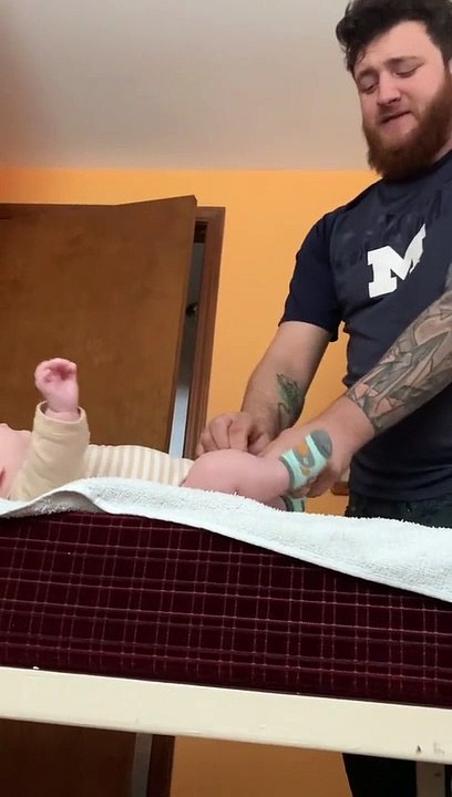 Dad's First Dirty Diaper