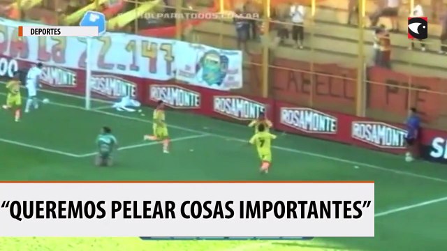 Federal A: Queremos pelear cosas importantes manifestó Alejandro Pérez, defensor de Crucero del Norte