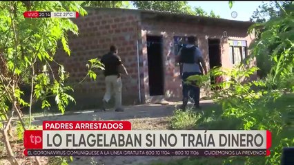 Niño era flagelado por su padres por no vender siete cajas diarias de chocolates