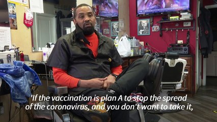 African-American barber snips away at Covid misconceptions