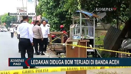 Ledakan Diduga Bom di Aceh Berasal dari Gerobak Jual Nasi