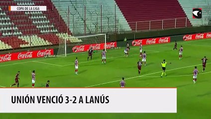 Unión venció 3-2 a Lanus