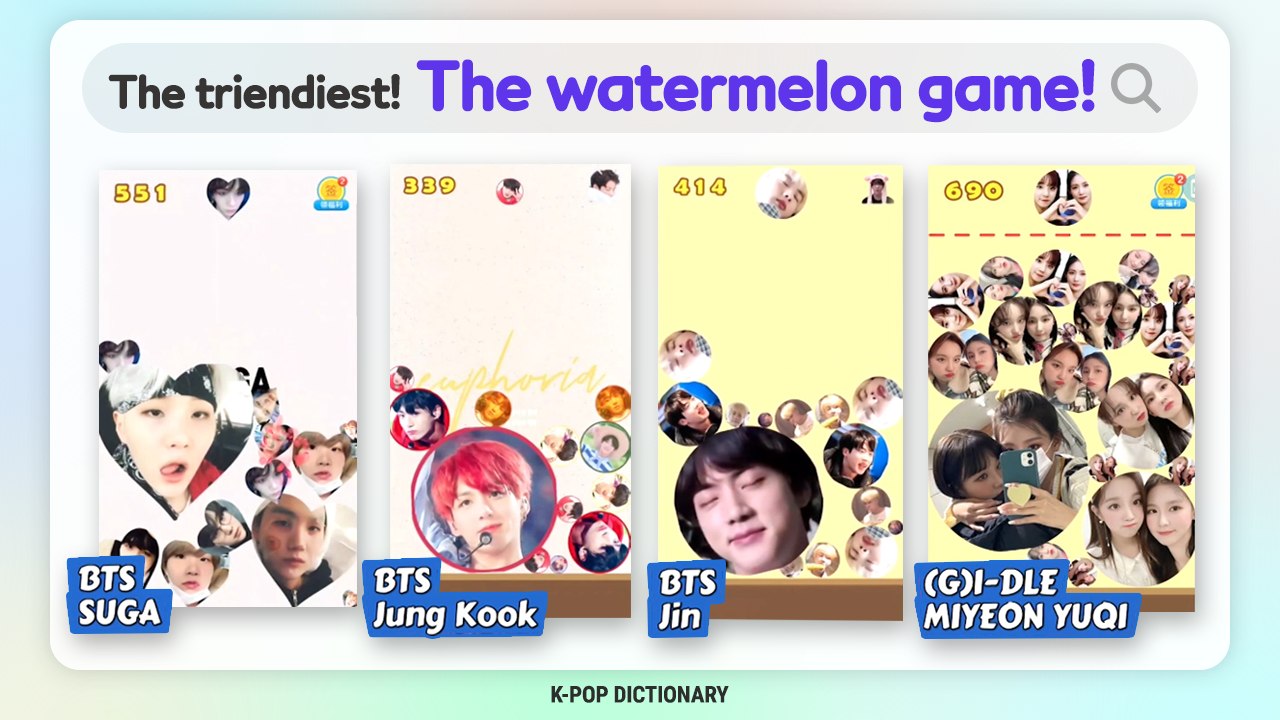 [Pops in Seoul] The watermelon game [K-pop Dictionary]