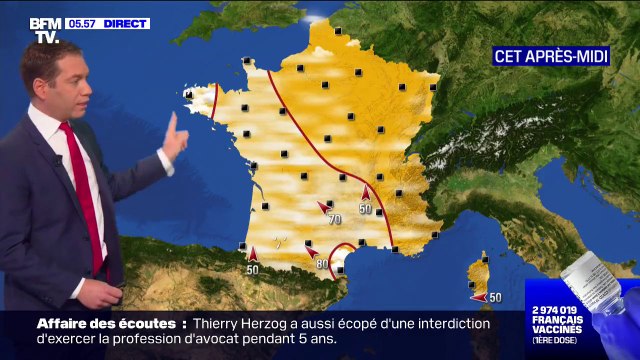 Temps ensoleillé ce mardi mais avec des températures fraîches dans la matinée
