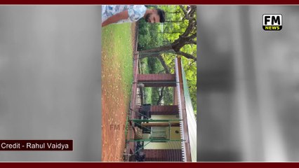 Rahul Vaidya Playing Cricket With Disha Parmar