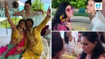 Shraddha Kapoor is all smiles with rumoured beau Rohan at cousin's haldi ceremony in Maldives