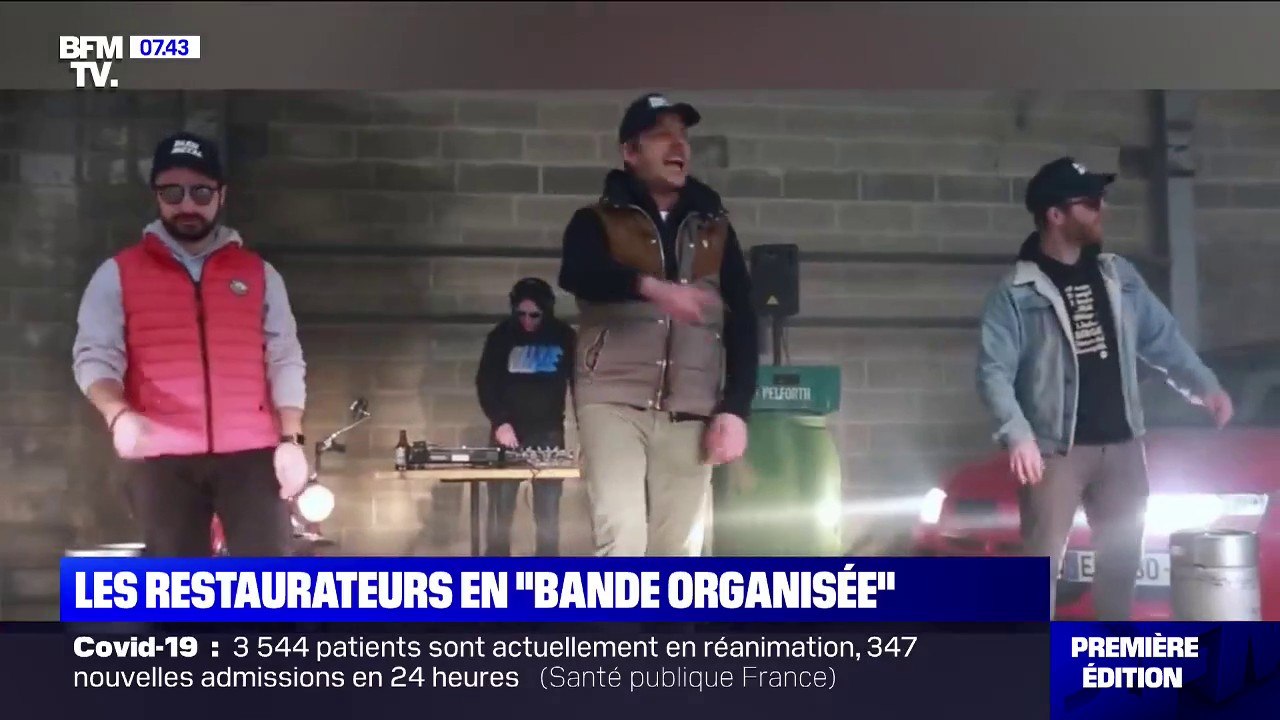Dans le Pas-de-Calais, des restaurateurs reprennent "Bande organisée" pour protester contre la fermeture des bars et restaurants