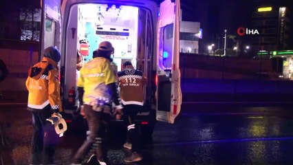 E-5 Bostancı mevkiinde 3 araç birbirine girdi: 3 yaralı