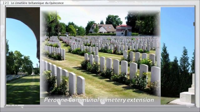 148 - PERONNE, BALADE DANS LE TEMPS, British remembrance, les cimetières anglais, le monument australien.
