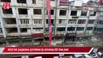 Rize'de şaşırtan güvenlik önlemi