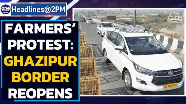 Farmers' Protest: Delhi's Ghazipur border partially opens for vehicular traffic| Oneindia News