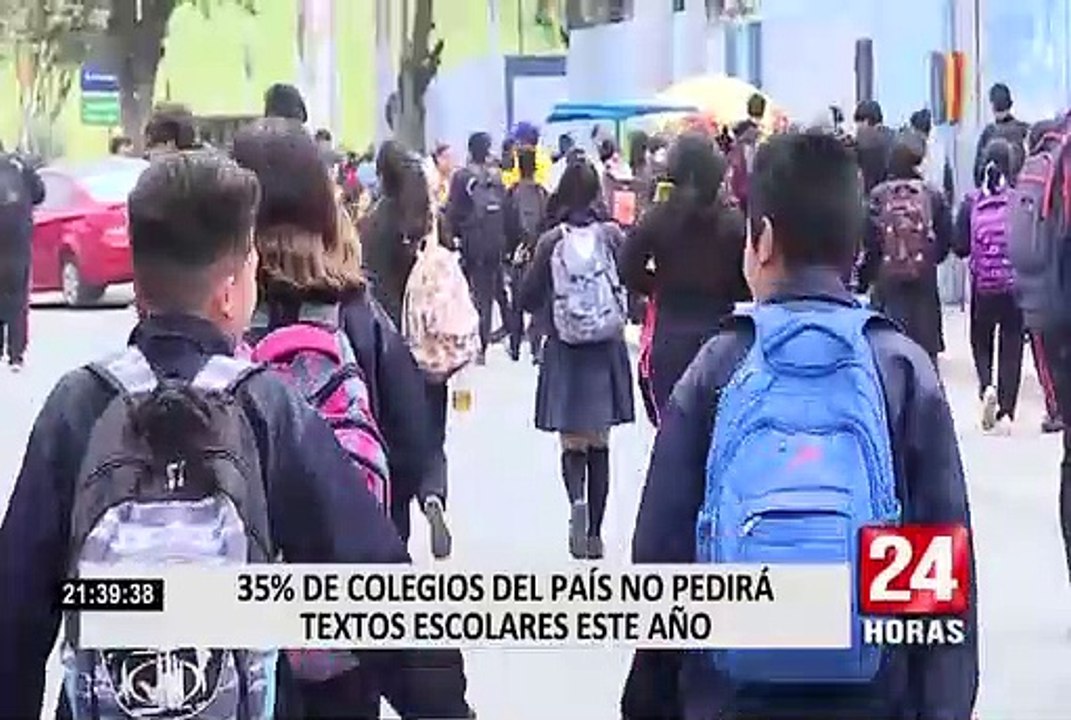 El 35 % de los colegios del país no pedirá textos escolares este año académico