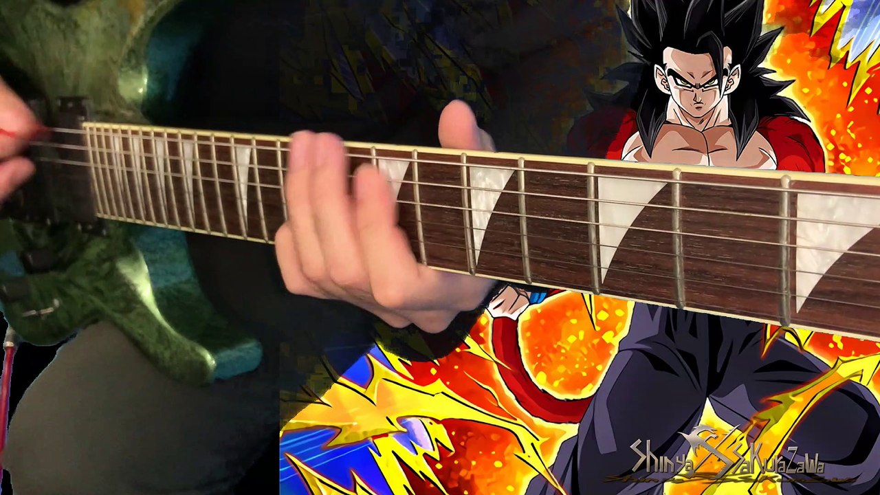 Dokkan Battle OST Guitar Cover- Dragon Ball Heroes PHY SSJ4 VEGITO THEME