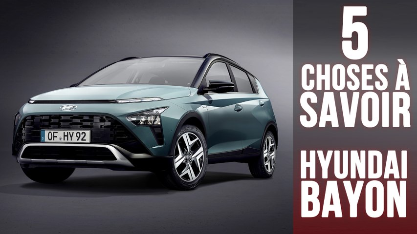 Hyundai Bayon, 5 choses à savoir sur le SUV...