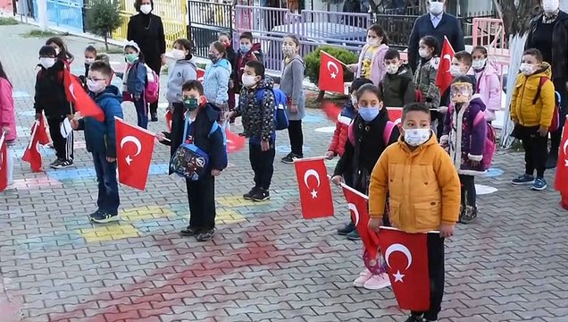 MUĞLA - Yeni normalleşme süreciyle okullarda yüz yüze eğitime başlandı