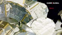 NASA'nın ISS'deki astronotları uzay yürüyüşünde