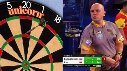 Labanauskas vs Liu - Round 1 - World Darts Championship 2021
