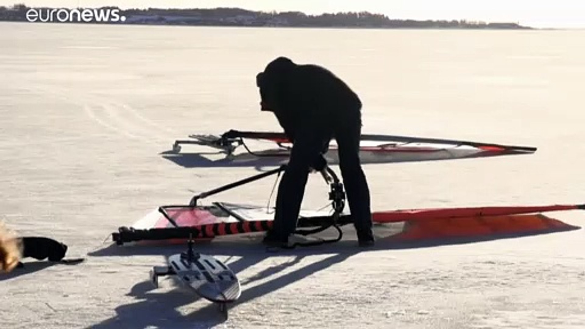 ⁣Гонки на льду в Хельсинки