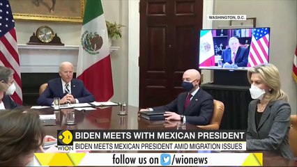 Download Video: Joe Biden meets Mexican President amid migration issues _ Andres Manuel Lopez Obrador _ WION News