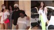 Sara Ali khan, Vijay deverakonda, kiara Advani & Charmee Kaur snapped leaving Manish Malhotras house