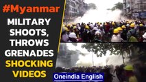 Myanmar armed forces intensify violence against anti-coup protesters: Watch | Oneindia News