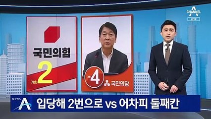 야권 단일화 ‘신경전’…국민의힘·안철수, ‘기호 싸움’