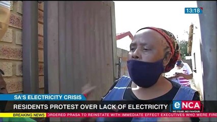 Soweto residents protest over lack of electricity