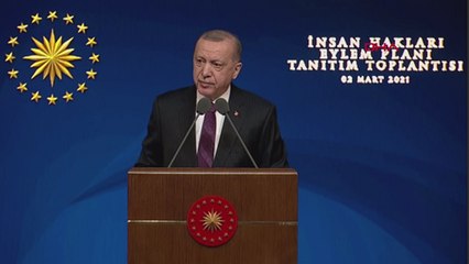 Скачать видео: Cumhurbaşkanı Erdoğan İnsan Hakları Eylem Planı’nı açıkladı