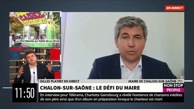 Le maire de Chalon-sur-Saône Gilles Platret explique dans Morandini Live sur CNews pourquoi il a décidé de maintenir la fête foraine dans sa ville - VIDEO